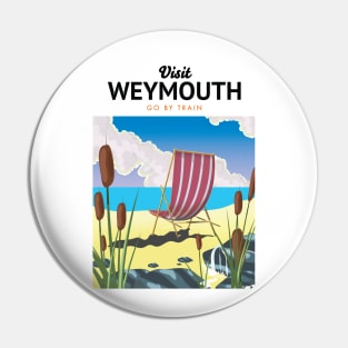 Weymouth seaside travel poster. Pin