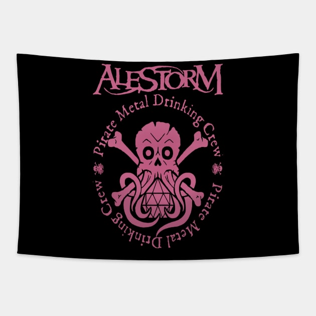 Alestorm Band 2024 Tour Tapestry by StoneSoccer