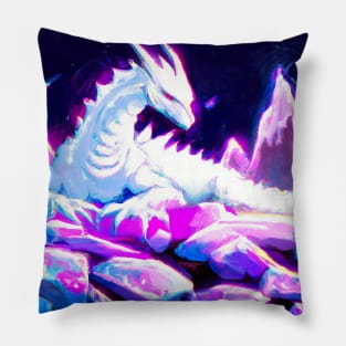 Dragon and Crystals Pillow