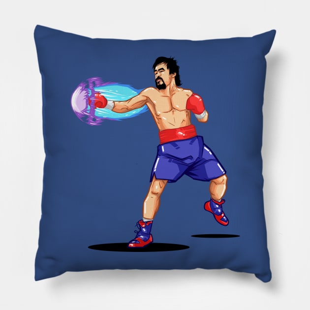 Street Pacman Fighter Pillow by akyanyme