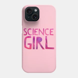 Science Girl Design | Female Science Fans Funky Pink Nebula Phone Case