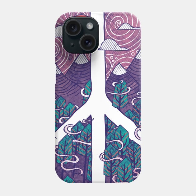 Peaceful Landscape Phone Case by againstbound