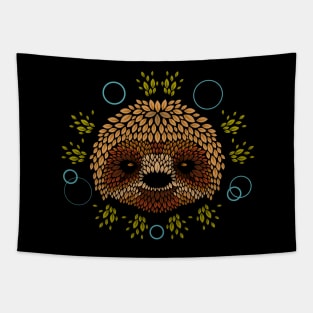 Sloth Face Tapestry