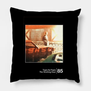 Tears for Fears - The Working Hour / Minimal Graphic Artwork Pillow