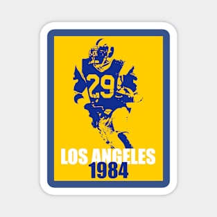 Los Angeles Football 1984 Magnet