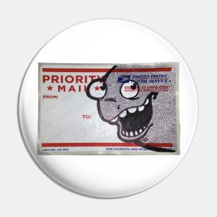 Priority Mail Pin