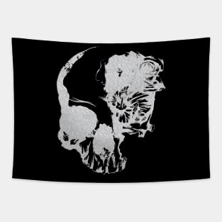 Floral Skull V1 Tapestry