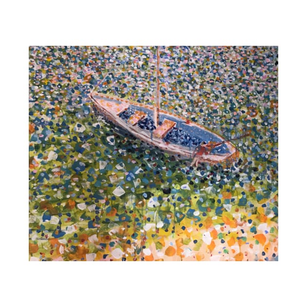 Boy with Boat, painting by Geoff Hargraves by gjhargraves