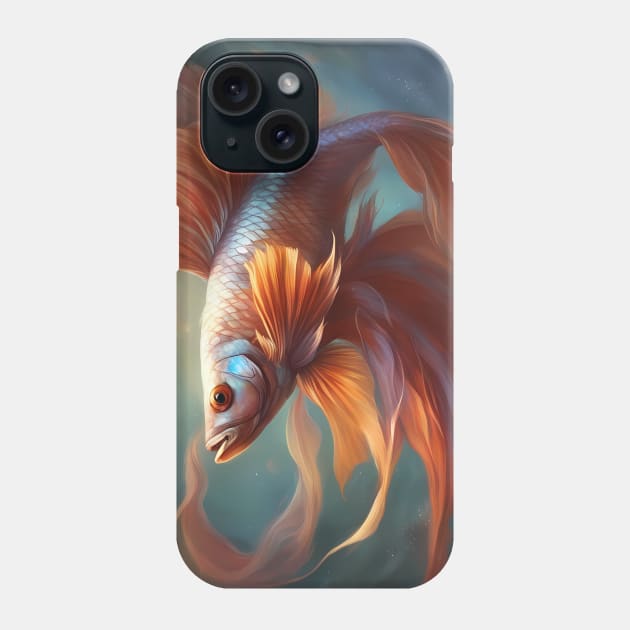 Fish Journey Among Fishermen Phone Case by animegirlnft