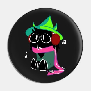 Ralsei Listening To Music Pin