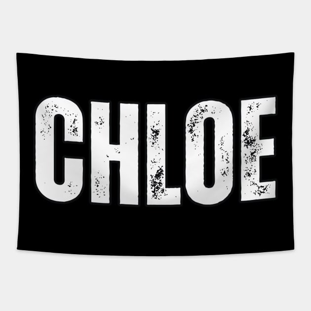 Chloe Name Gift Birthday Holiday Anniversary Tapestry by Mary_Momerwids