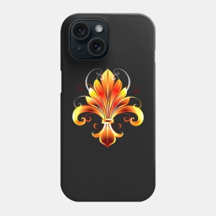 Fire Lily ( Fluer de Lis ) Phone Case