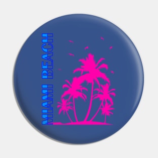 Miami Beach Pink Pin