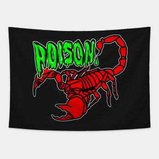 Poison Scorpion Tapestry