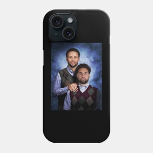 Vintage Stephen Curry Klay Thompson Basketball Retro Phone Case