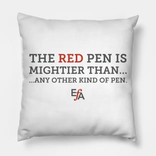 The Red Pen is Mightier Pillow