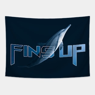 Dolphin fins up Tapestry