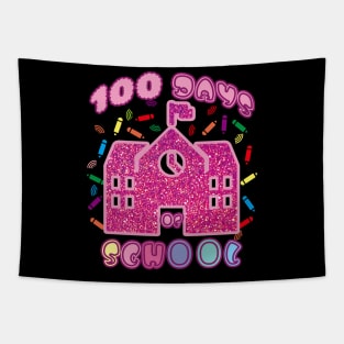 100 Days Of School Tapestry