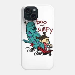 Boo and Sulley as Calvin and Hobbes Phone Case