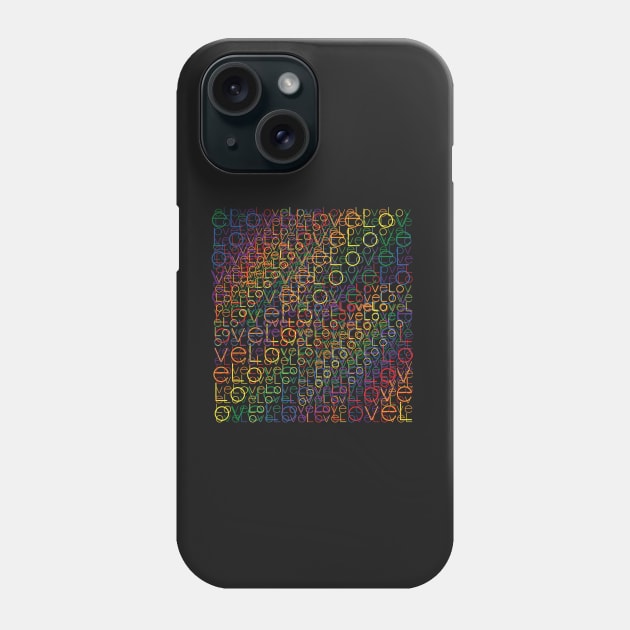 LGBT Love Love More Love Phone Case by bobdijkers