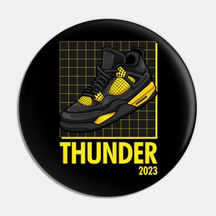 AJ 4 Retro Thunder Sneaker Pin