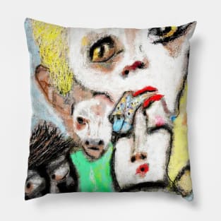 The Harlequins and The Mad Cow Pillow