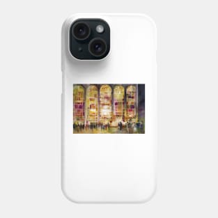 Night time at Lincoln Center Phone Case