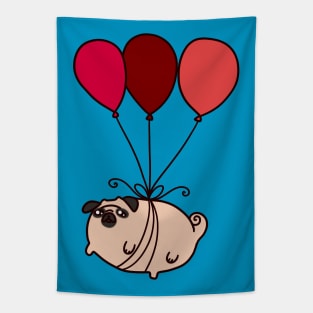 Balloon Pug Tapestry