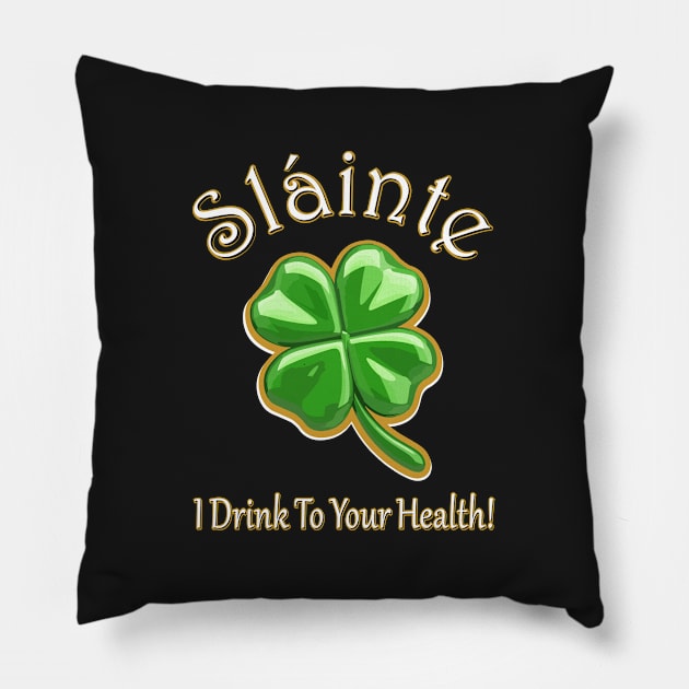 St. Patrick's Day Pillow by Bizb