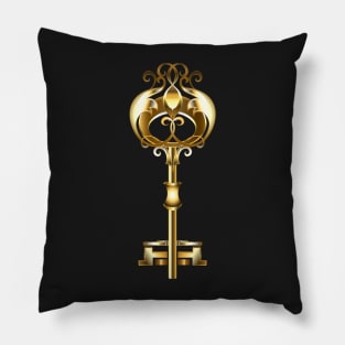 Gold Key Pillow