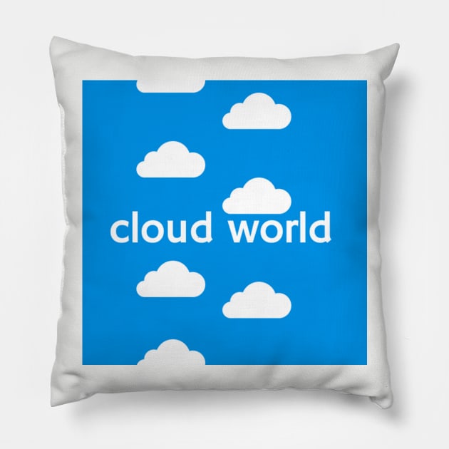 Cloud World Pillow by Sweet11Boy