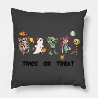 Halloween Trick or Treat and friends Pillow