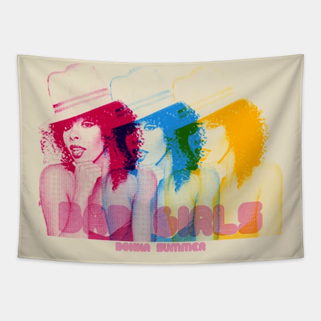 Donna Summer Bad Girls Tapestry by HAPPY TRIP PRESS