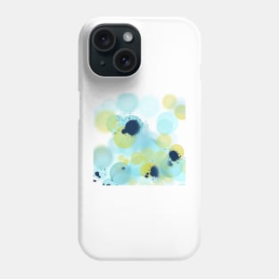 Colorful ink blots Phone Case