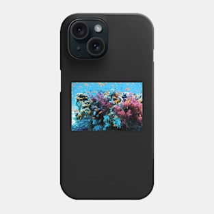 Colorful Fish in the Coral Phone Case