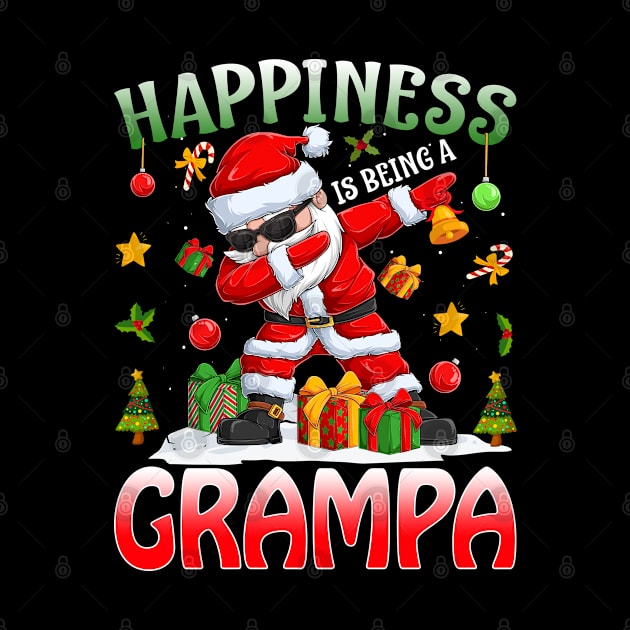 Happiness Is Being A Grampa Santa Christmas by intelus