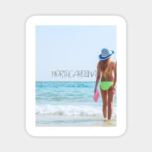 North Carolina - beautiful beach lovers holiday shirt Magnet