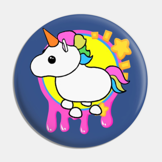 Adopt Me Unicorn In Pink Slime Circle Adopt Me Roblox Adopt Me Roblox Pin Teepublic - pin on roblox with kawaii kunicorn