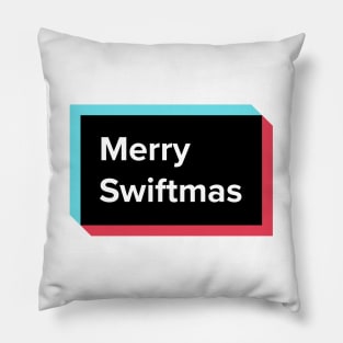 Merry Swiftmas TikTok Meme Pillow