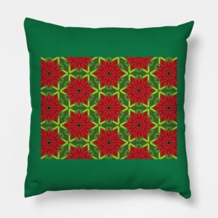 Poinsettia Pillow