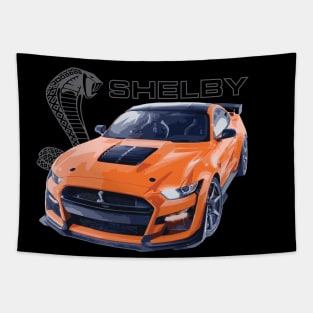 twister orange gt500 shelby cobra mustang Tapestry