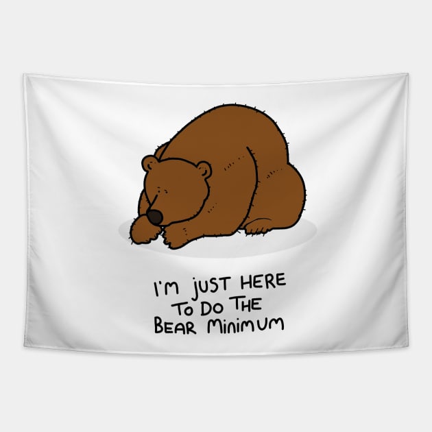 Grumpy Bear Tapestry by grumpyanimals