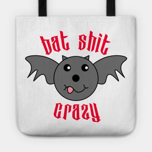 Funny Batshit Crazy Halloween Tote