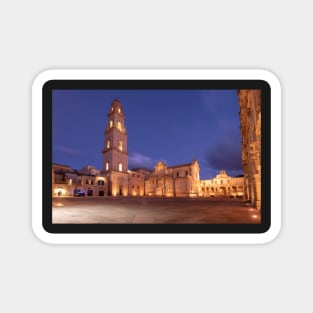 Piazza del Duomo in Lecce - Puglia, Italy Magnet