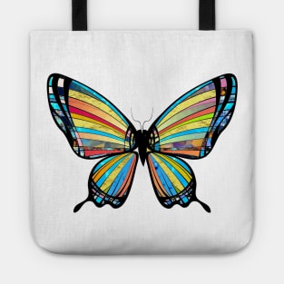 Chic Artistic Butterfly Artwork Tote