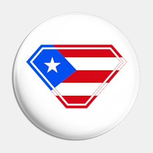 Puerto Rico SuperEmpowered Pin