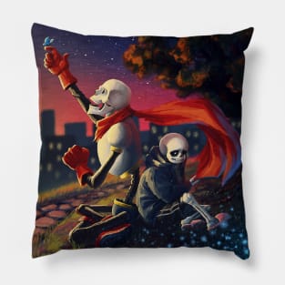 Sans & Papyrus Pillow