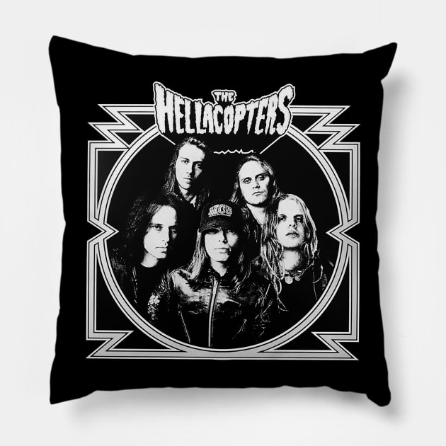 The Hellacopters Pillow by CosmicAngerDesign