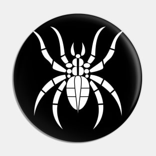 White Spider Pin