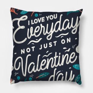 Valentine gift | valentine typography Pillow